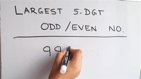 largest 5 digit even number